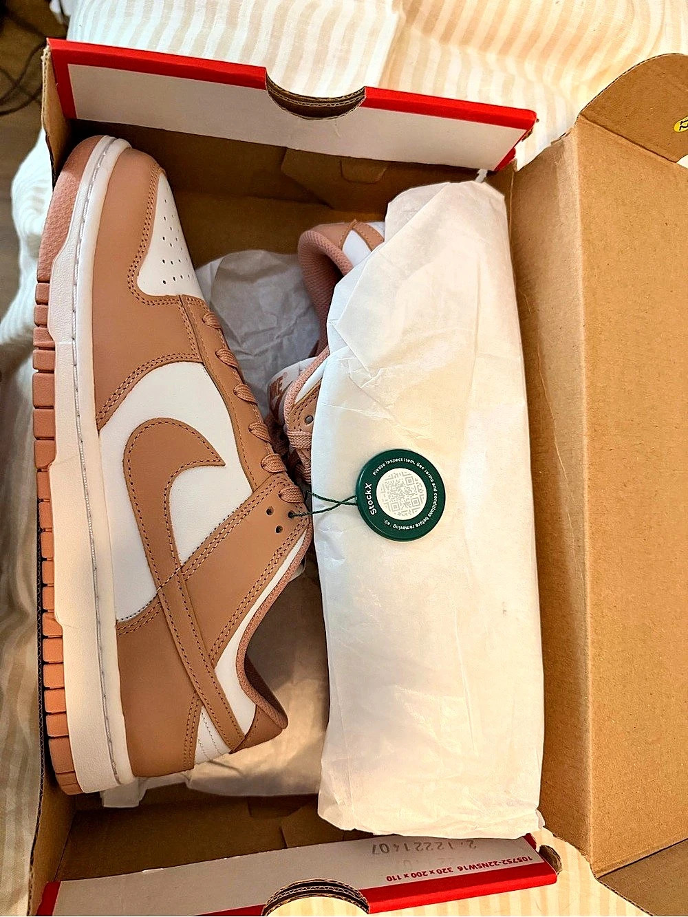 Nike Dunk Low Rose Whisper Sneakers Pink & White US 10